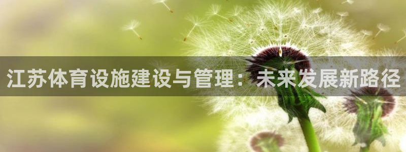 意昂体育4招商电话号码是多少号：江苏体育设施建设与管理：未来